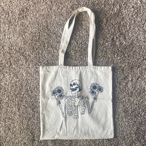 Skeleton Graphic Tote Bag